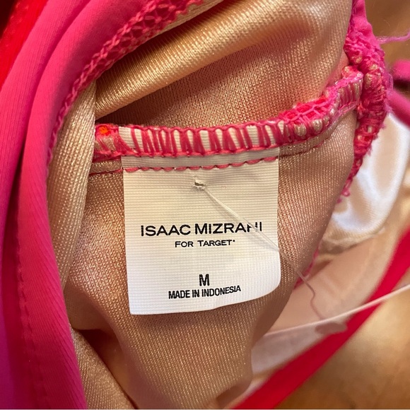 Isaac Mizrahi Pink Orange Tankini Top M NWT - Picture 4 of 5